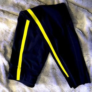 ZYIA Black Neon Tape Luxe Hi-Rise legging